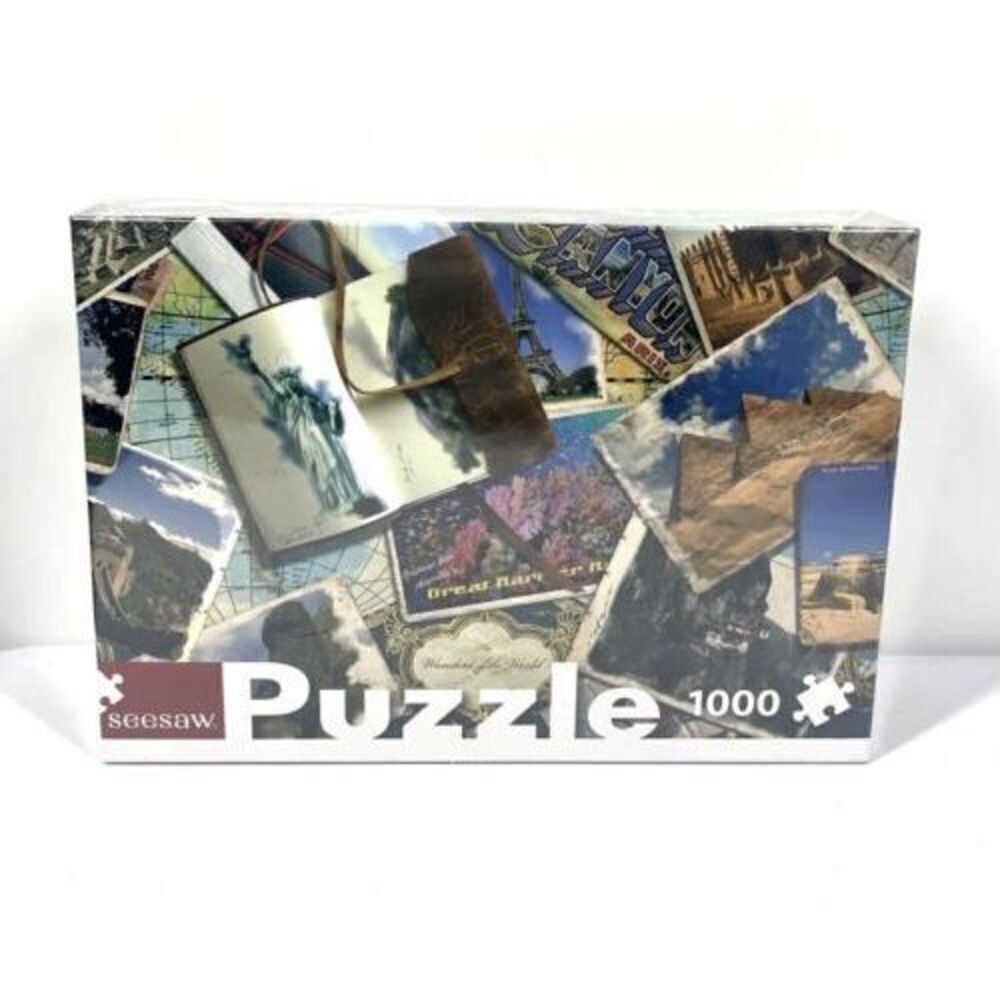 Seesaw 1000 Piece Jigsaw Puzzle WONDERS OF THE WORLD Travel New Sealed